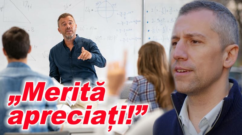 Silviu Iordache promite stimulente pentru profesorii cu rezultate deosebite