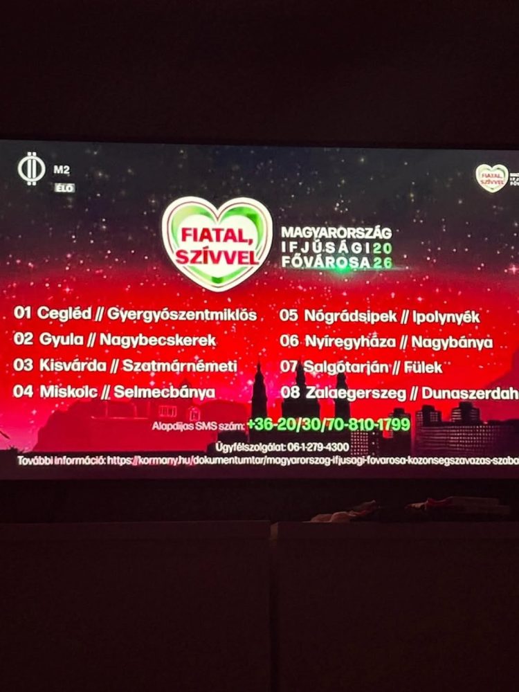 Nyíregyháza și Baia Mare concurează pentru titlul de Capitala Tineretului Ungariei 2026