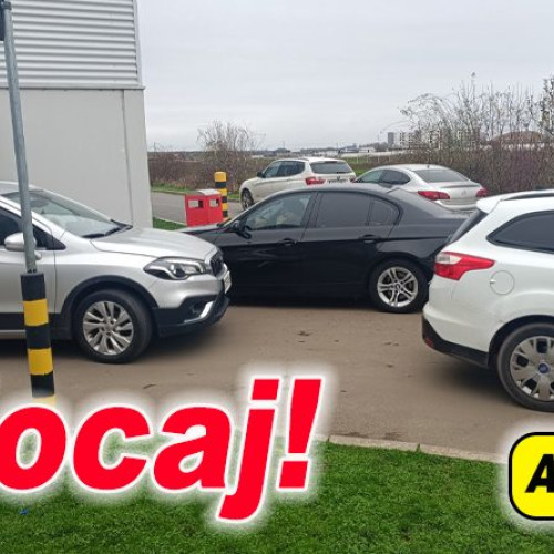 Șoferii blochează strada dintre Kaufland Frăsinet și DM, cerută intervenția poliției