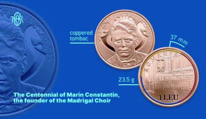 Banca Națională lansează o monedă dedicată centenarului dirijorului Marin Constantin