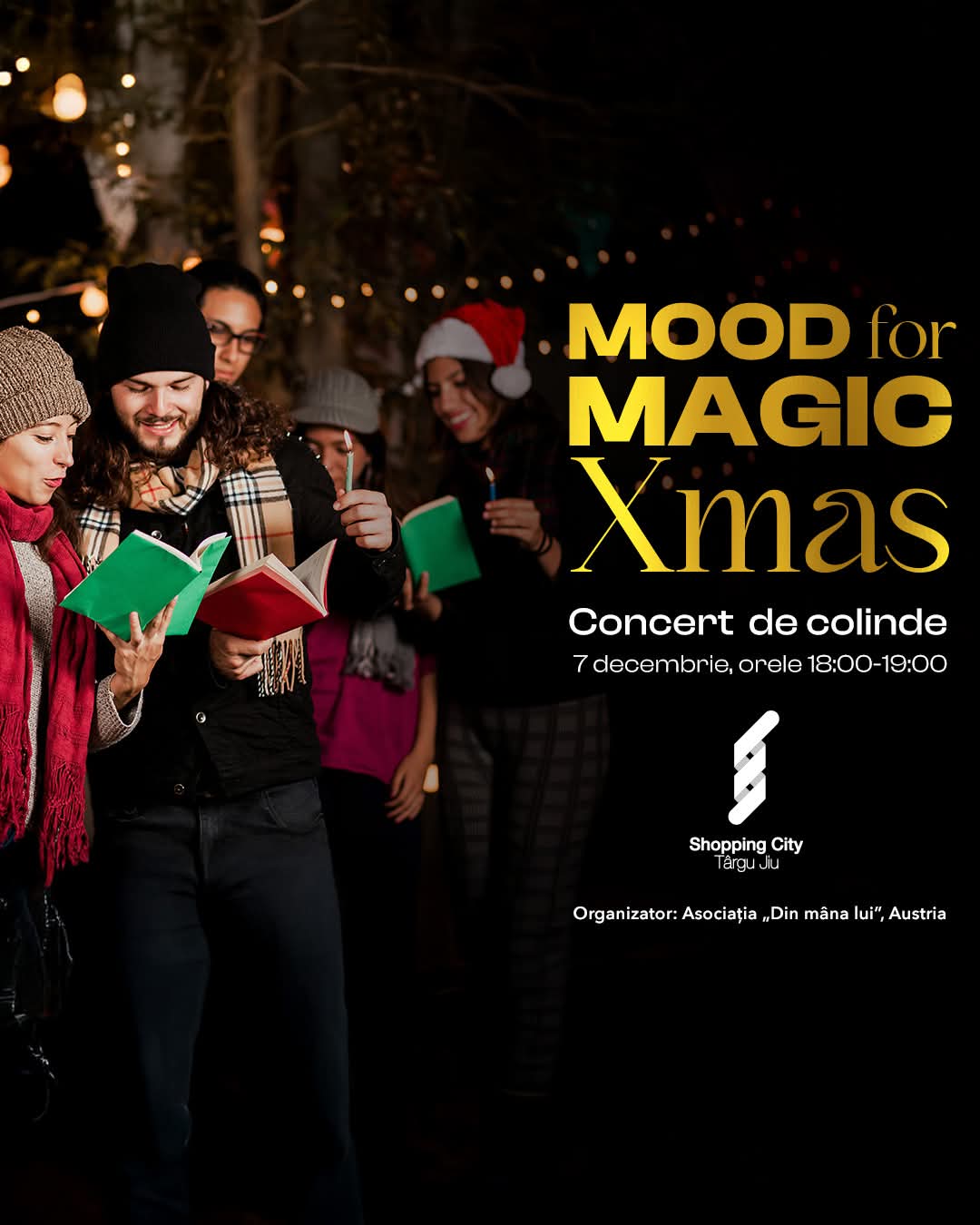 Concert de colinde live la Shopping City Târgu Jiu pentru spiritul sărbătorilor