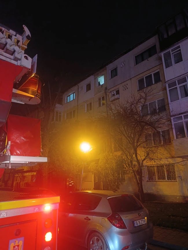 Explozie într-un apartament din Iași provoacă arsuri unui bărbat