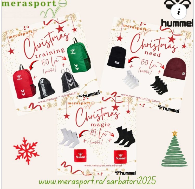 Merasport lansează pachete speciale hummel dedicate pasionaților de sport de sărbători