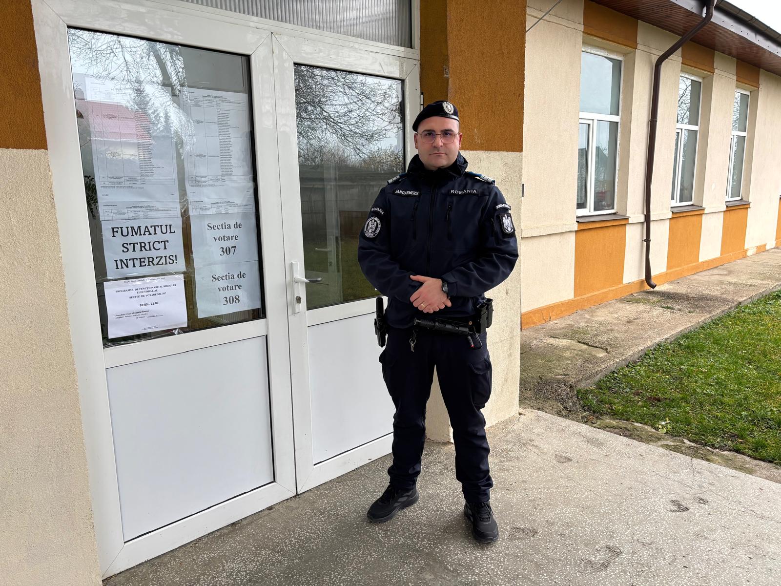 MAI asigură ordinea și securitatea la secțiile de votare din Botoșani