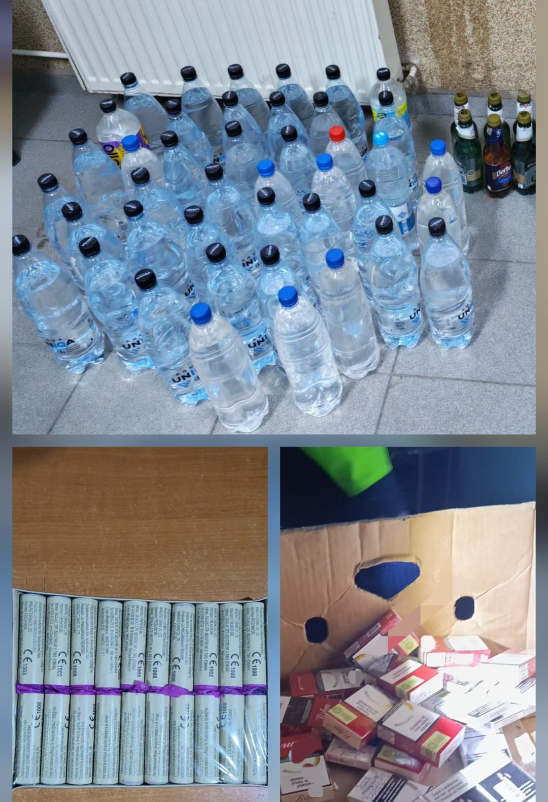 Percheziții la Ștefănești și Durnești pentru trafic de țigarete și alcool