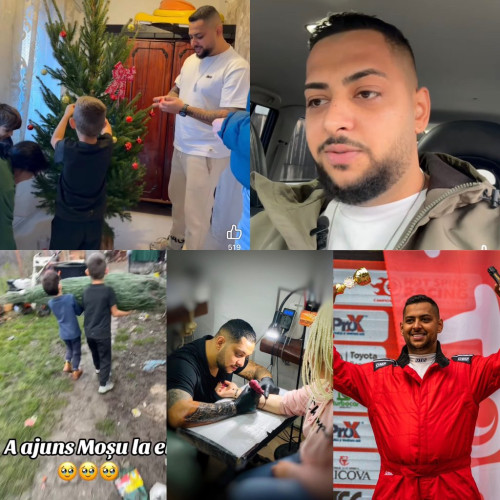 Florin Dragomir a petrecut ziua onomastică ajutând o familie nevoiașă din Gorj