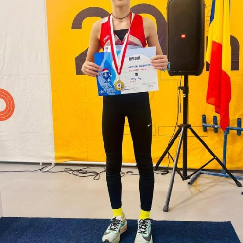 Atleta vrânceană Natalia Ciobotaru a câștigat bronzul la Cupa de Iarnă de la București