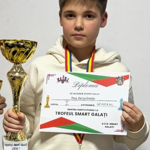 Doi șahiști vrânceni urcă pe podium la turneul de la Galați