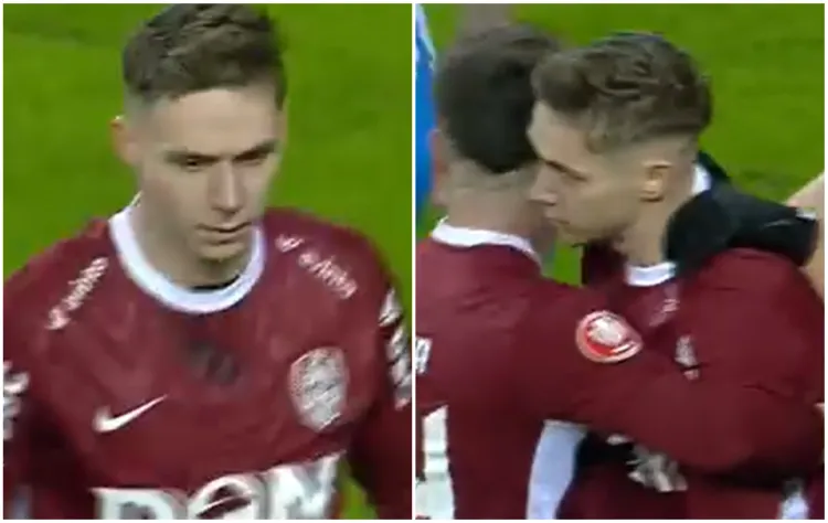 Louis Munteanu marchează decisiv, dar rămâne marcat de tensiunea de la CFR Cluj