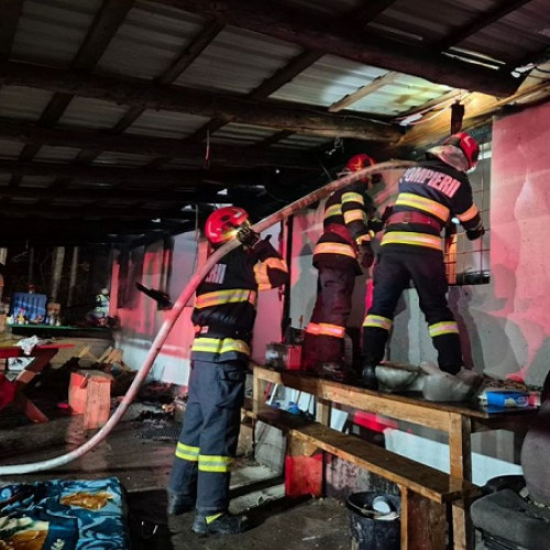 Pompierii sătmăreni au intervenit în 48 de situații, inclusiv patru incendii majore