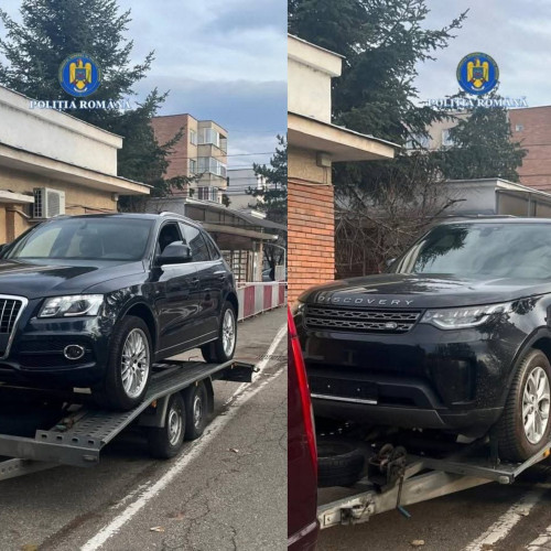 Două autovehicule urmărite internațional, descoperite în județul Hunedoara