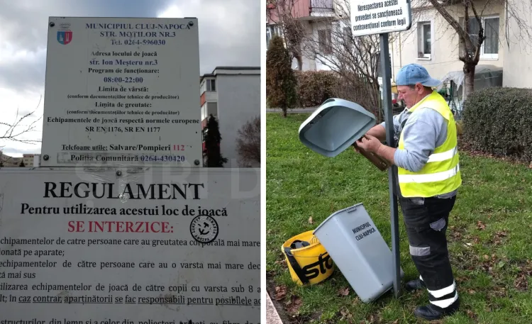 Locuitorii din Mănăștur semnalează probleme în parcul de pe strada Ion Meșter