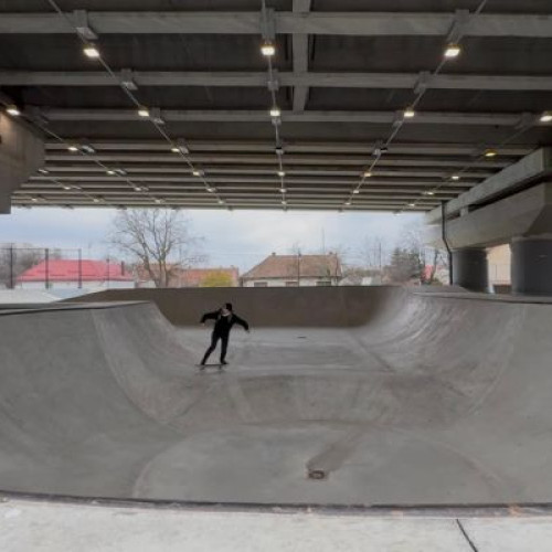 Primarul Scripcaru verifică finalizarea skatepark-ului modern din Brașov