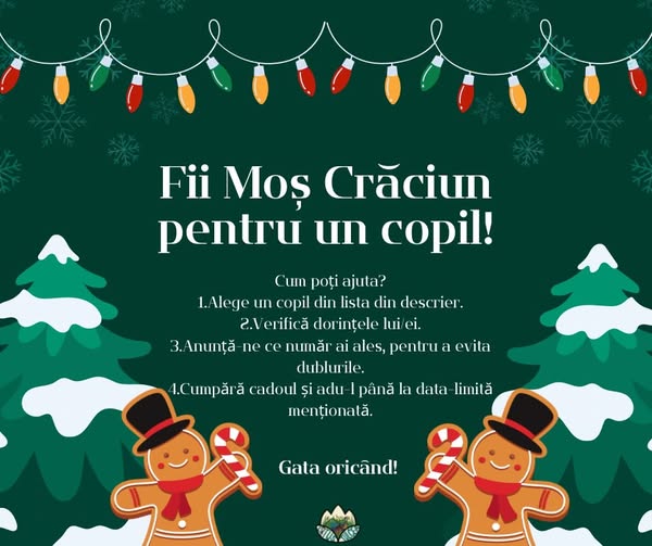 Cercetașii România - Lotus Tulcea lansează campania „Fii Moș Crăciun pentru un copil!”