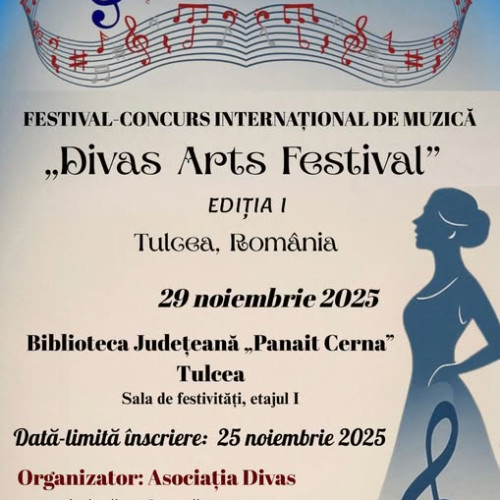 Festivalul Divas Arts începe la Tulcea cu înscrieri până mâine