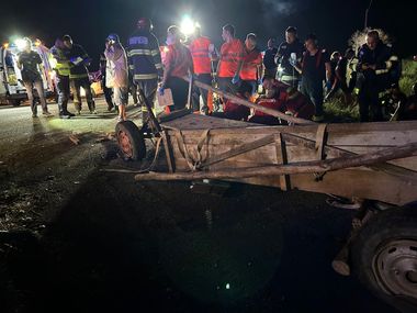 Un bărbat de 55 de ani a decedat într-un accident cu căruță pe DN 3, Constanța