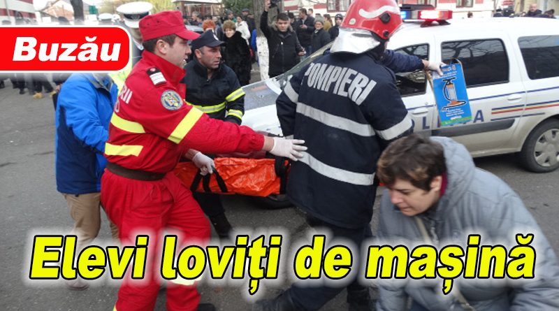 Două adolescente lovite pe trecerea de pietoni din Buzău, un băiat cu fractură la coapsă