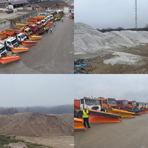 Consiliul Județean Gorj a verificat pregătirile pentru întreținerea drumurilor în sezonul rece 2025-2026