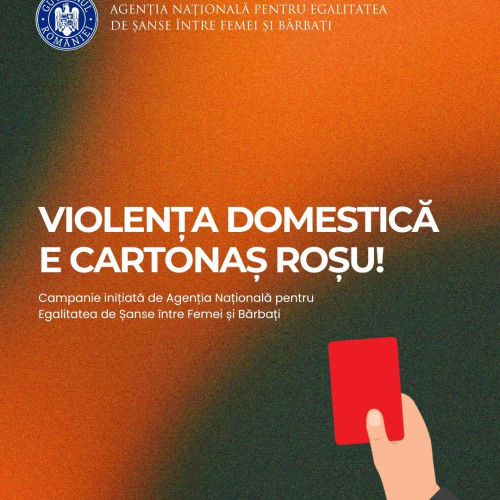 ANES lansează campania „Violența domestică e cartonaș roșu!” cu sprijinul sportivilor naționali