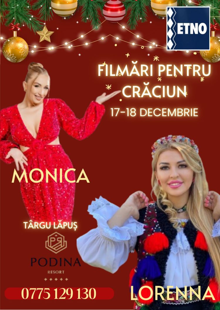 Podina Resort găzduiește filmări etno pentru emisiunea specială de Crăciun