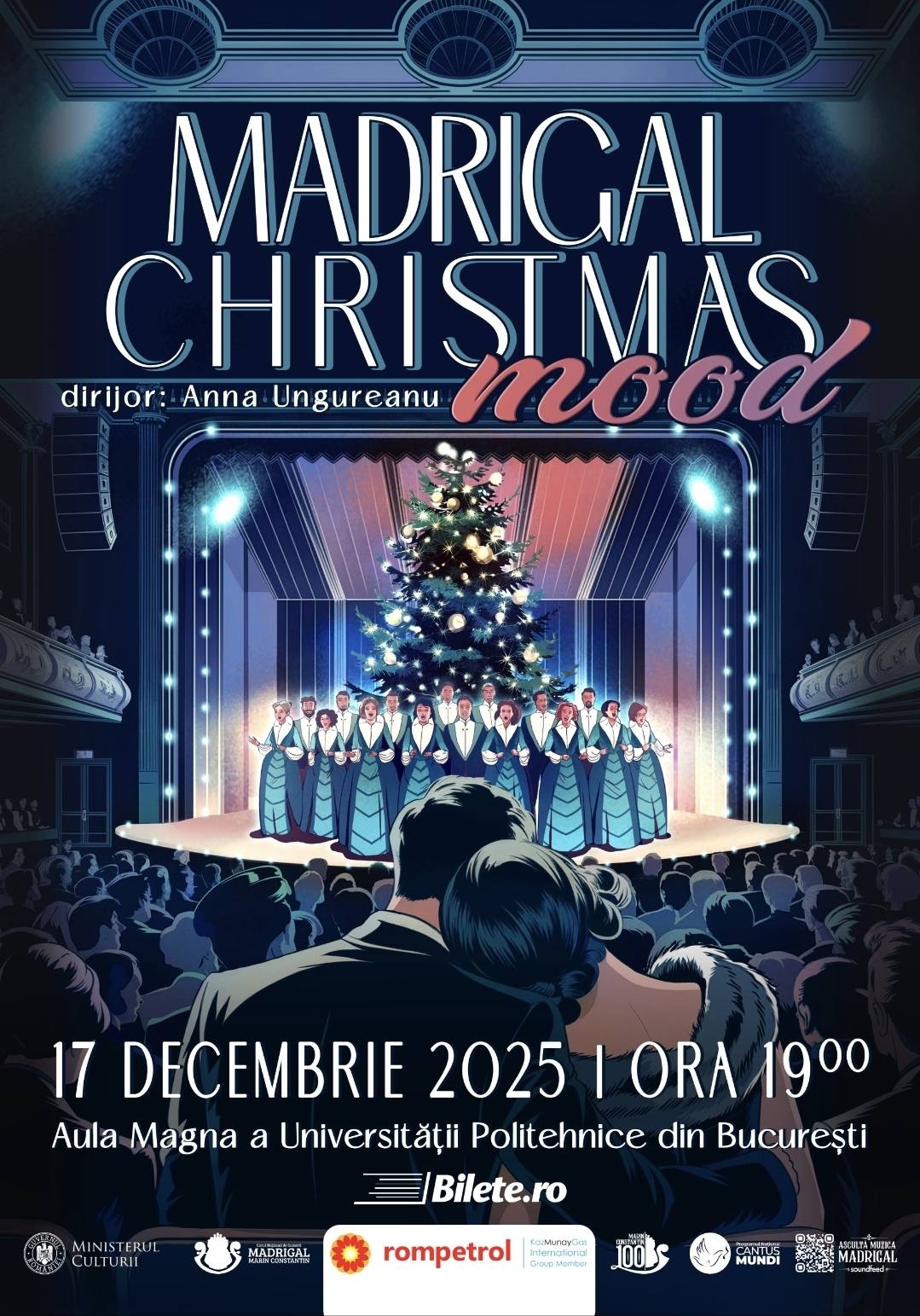 Corul Madrigal suplimentează programul cu un concert de Crăciun la București