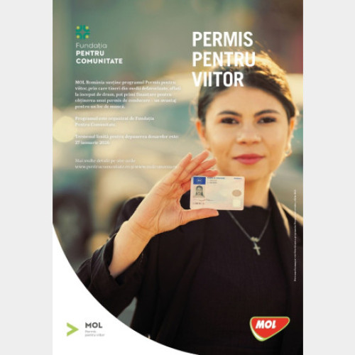 Au început înscrierile pentru programul „Permis pentru viitor”, destinat tinerilor defavorizați