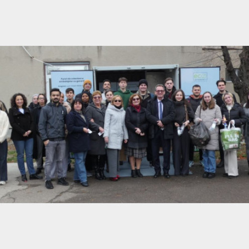 Universitatea din Oradea implementează un sistem de colectare a ambalajelor pentru un campus sustenabil