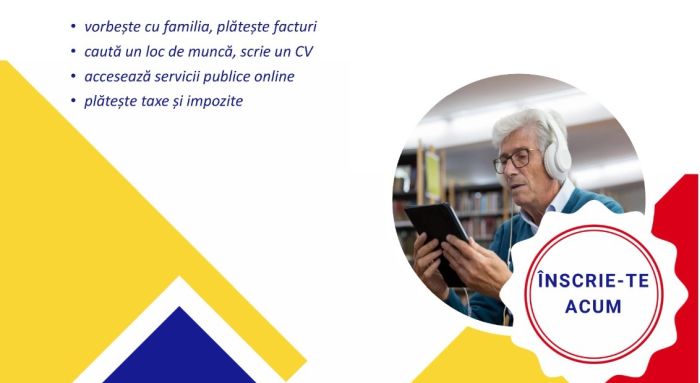 Biblioteca Județeană „George Barițiu” Brașov lansează cursuri gratuite de alfabetizare digitală