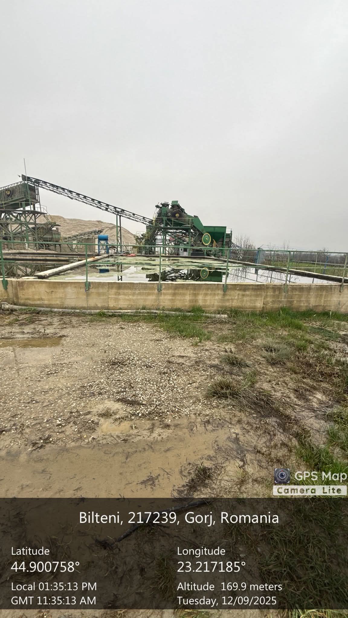 Stație de spălare a agregatelor minerale din Gorj amendată pentru nereguli