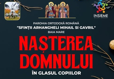 Colinde și momente artistice la Parohia Ortodoxă din Baia Mare duminică