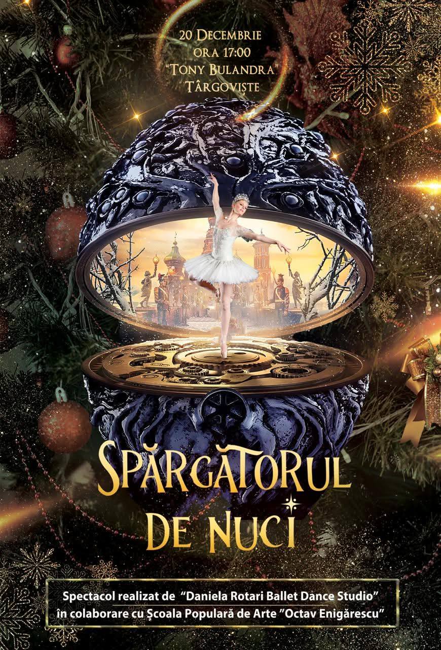 Spectacolul „Spărgătorul de nuci” la Teatrul Tony Bulandra pe 20 decembrie 2025