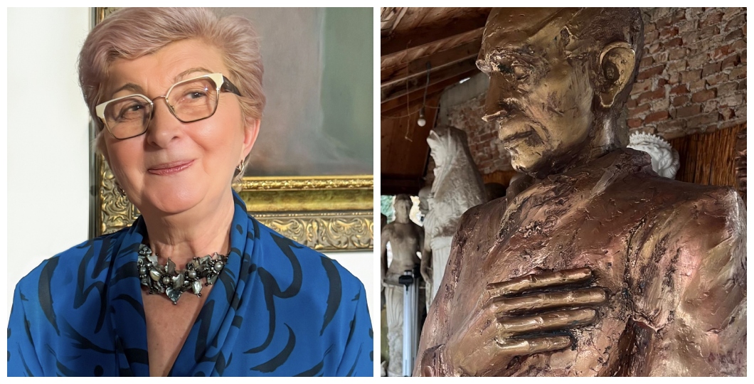 Bustul lui Lucian Blaga, restaurat și expus la Biblioteca Județeană „A.D. Xenopol” din Arad