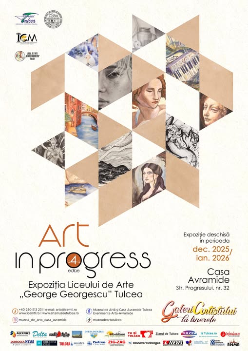 Expoziția „Art in Progress” deschisă la Casa Avramide în weekendul 13–14 decembrie
