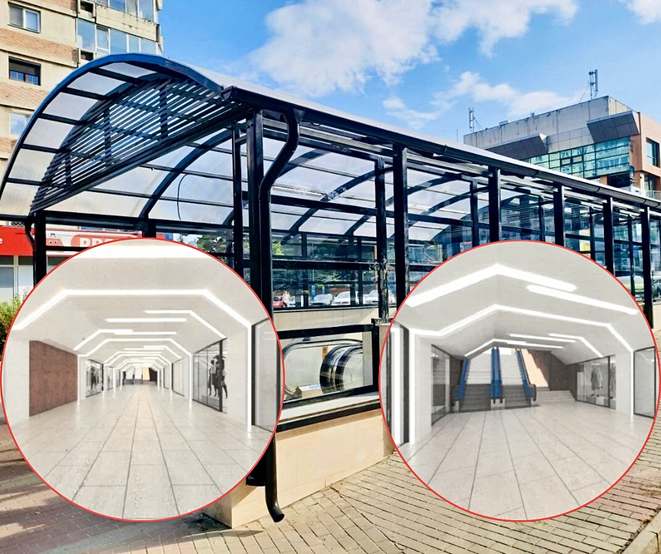 Pasajul pietonal Magnolia din Pitești va fi reabilitat în 2026