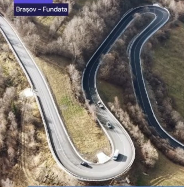 Lucrările de reabilitare pe DN73 Brașov-Fundata sunt aproape finalizate