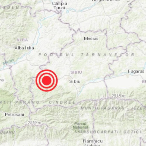 Două cutremure au zguduit România, unul aproape de Sibiu și Alba Iulia