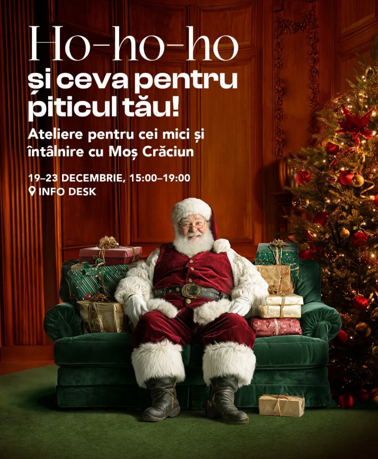 Moș Crăciun va întâmpina copiii la Shopping City Târgu Jiu în perioada 19-23 decembrie