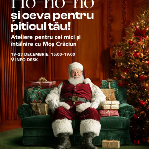 Moș Crăciun va întâmpina copiii la Shopping City Târgu Jiu în perioada 19-23 decembrie