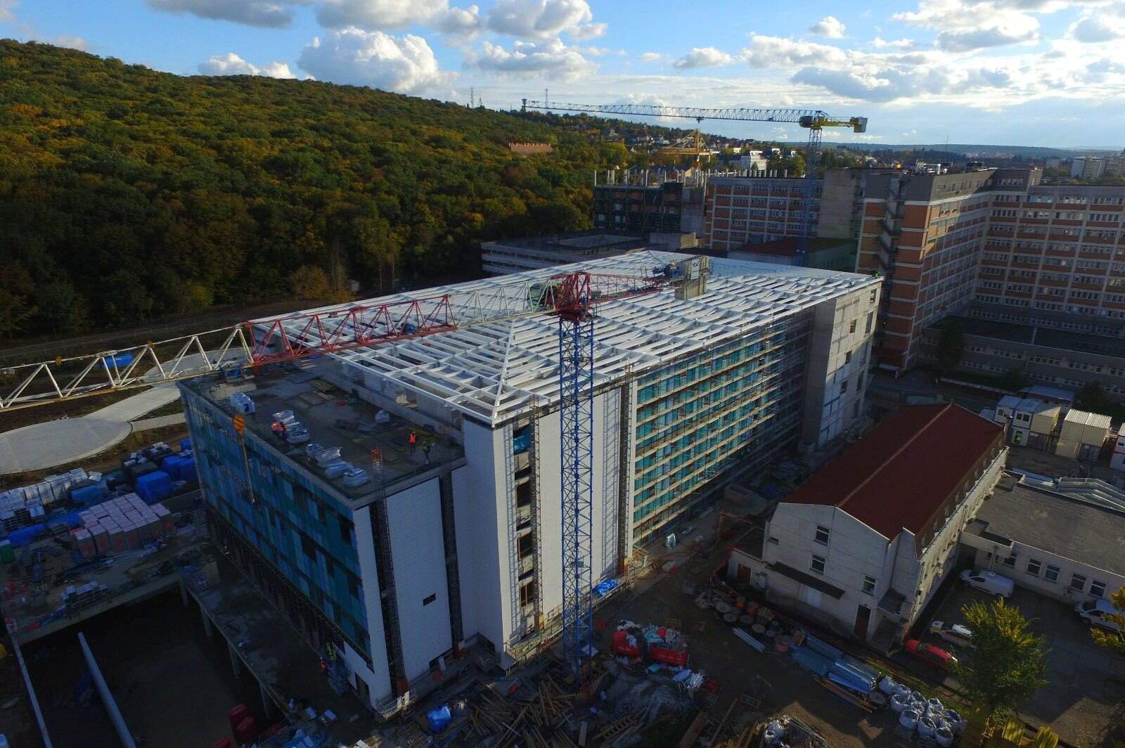 Centrul de Arși din Târgu Mureș, aproape de finalizarea construcției