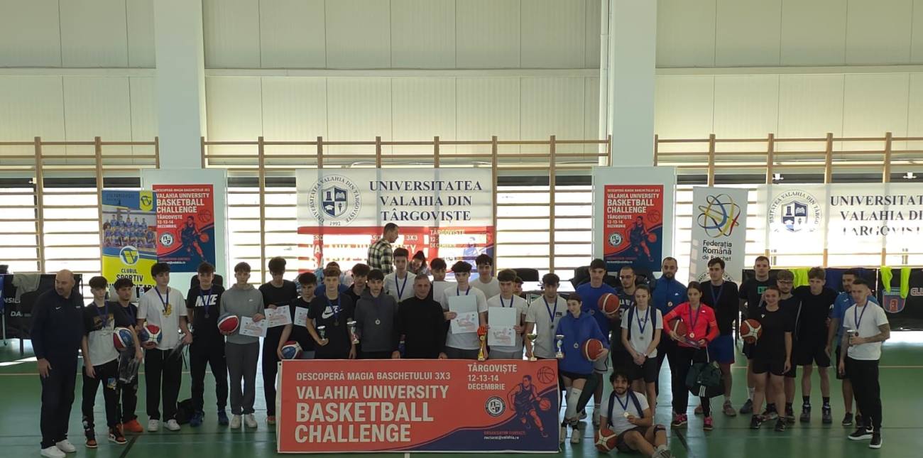 Turneul de baschet al Universității Valahia a adus spirit de competiție și fair-play