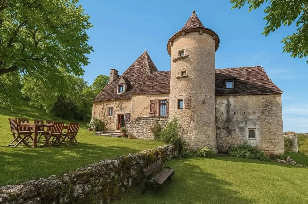 Castel feudal în ruină din Franța, de vânzare la prețul unui apartament din București