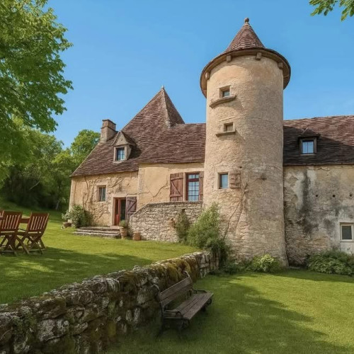 Castel feudal în ruină din Franța, de vânzare la prețul unui apartament din București