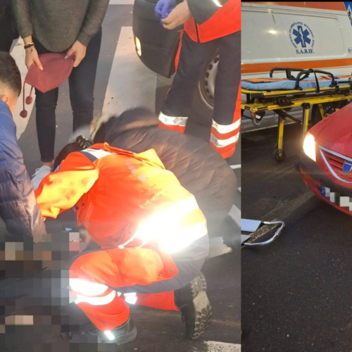 Trei membri ai unei familii au fost loviți pe o trecere de pietoni în Bragadiru