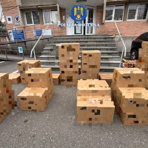 Poliția a confiscat 1.500 kg de articole pirotehnice transportate ilegal în Hunedoara