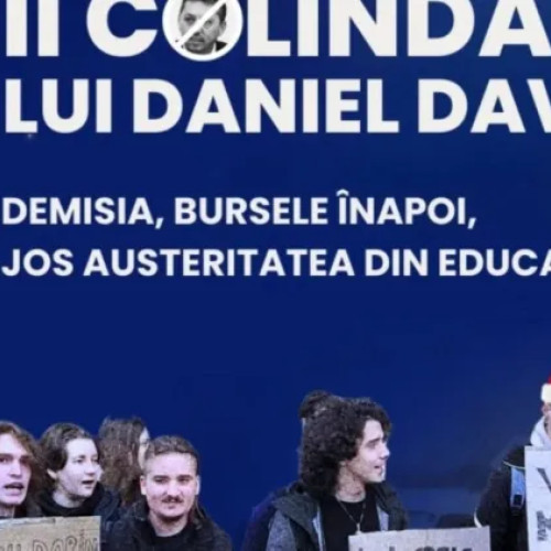 Protest la Cluj-Napoca împotriva politicilor de austeritate în educație