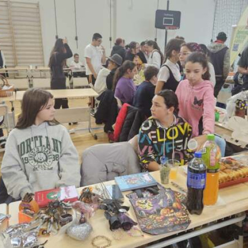 Târgul de Crăciun din Giarmata susține creativitatea copiilor și comunitatea locală