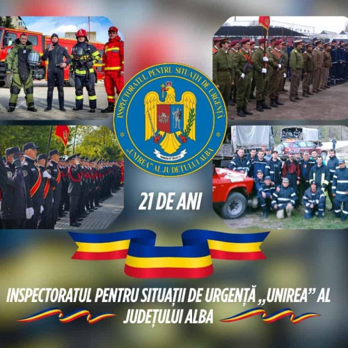 Inspectoratul pentru Situații de Urgență Alba sărbătorește 21 de ani de la înființare