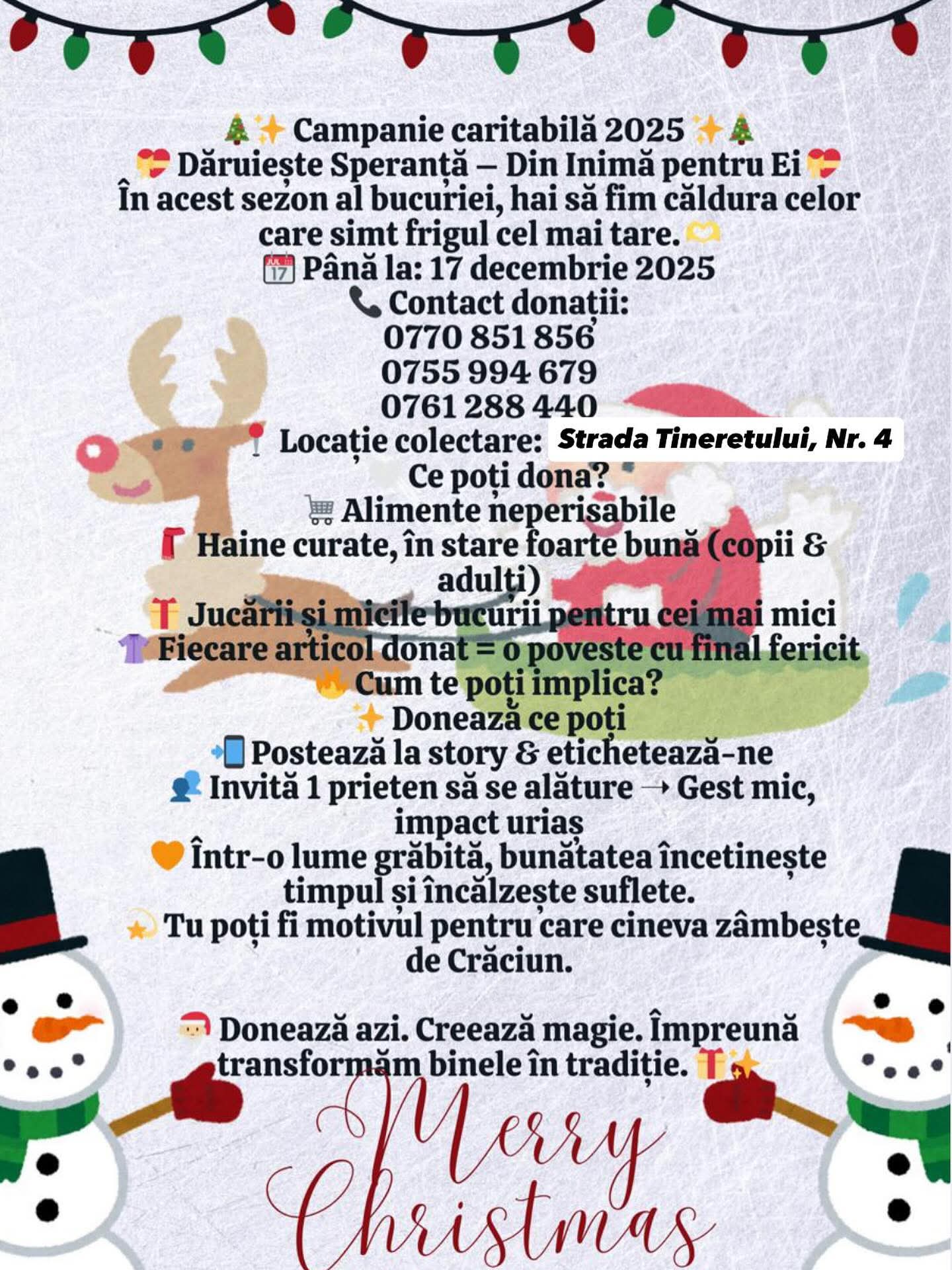 Studenții Universității Constantin Brâncuși sprijină campania „Dăruiește Speranță”