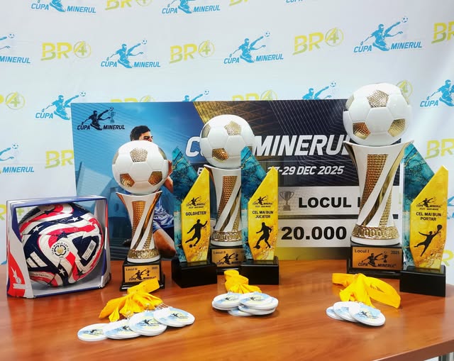 Stabilite grupele pentru Cupa Minerul la fotbal în sală