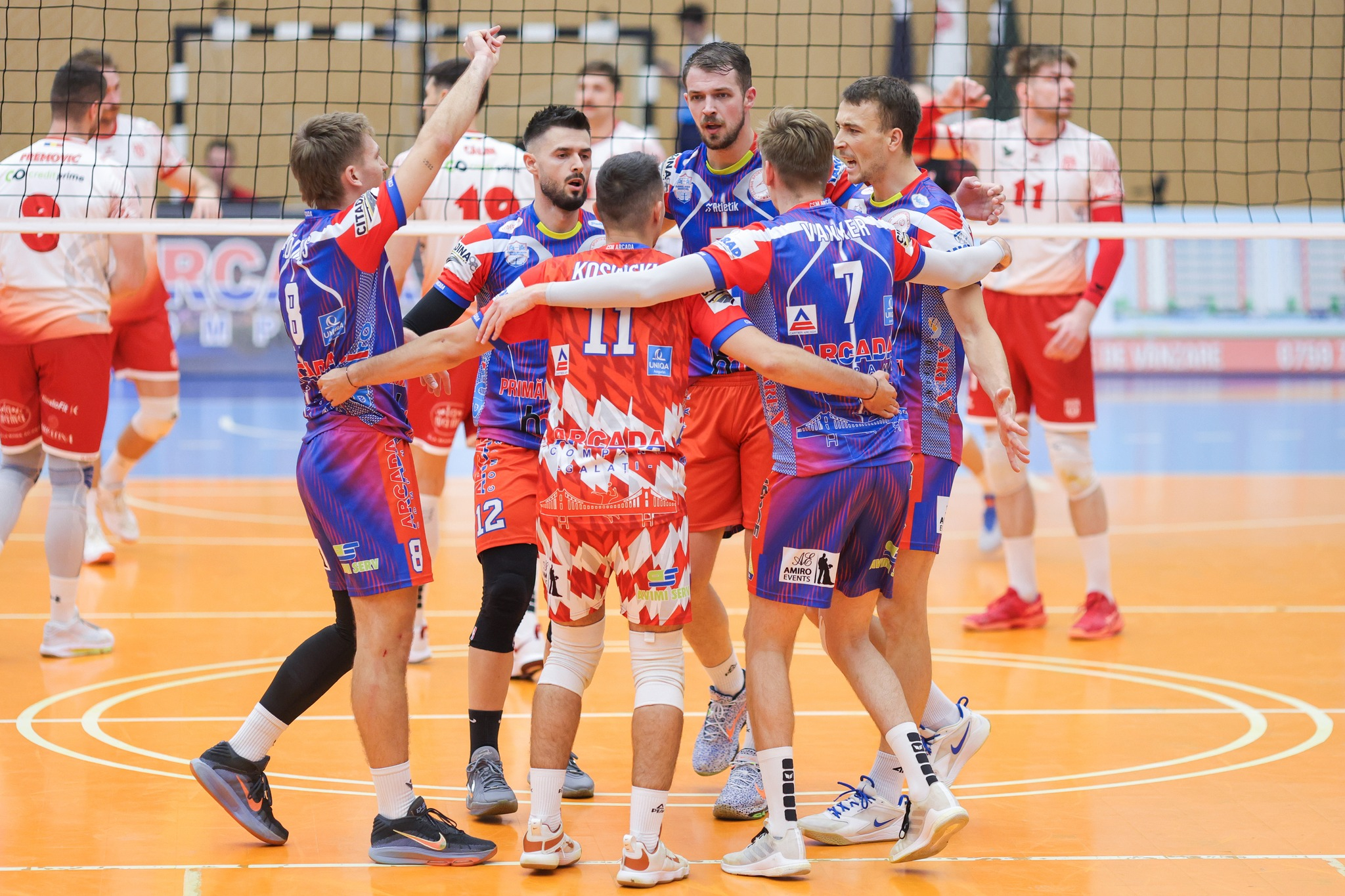 CSM Arcada găzduiește ultimele meciuri din acest an în Divizia A1 de volei masculin